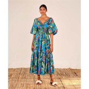 Farm Rio • Dream Garden Midi Dress